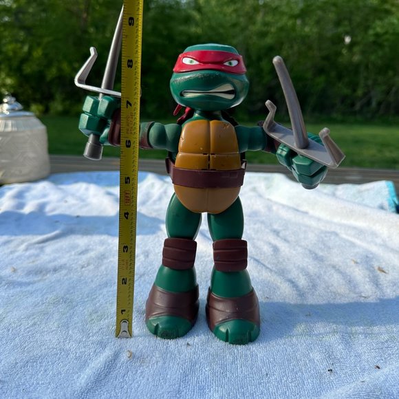 TMNT Raphael 8.5" Figure Teenage Mutant Ninja Turtles Toy - Picture 6 of 7